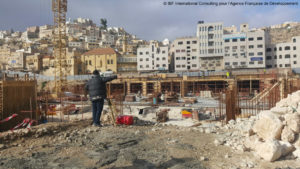 Travaux d’aménagement urbain réalisés dans la ville de Salt, Jordanie ©Groupement IBF International Consulting pour l’Agence française de développement