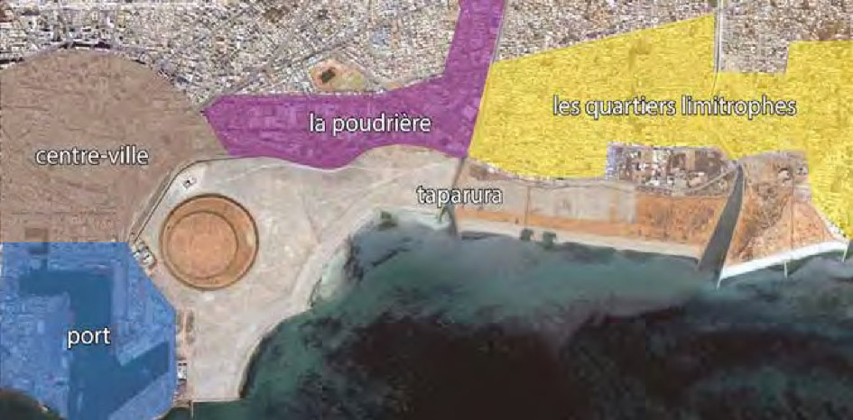Les quartiers de la ville de Sfax <br/>©Groupement Artelia Ville et Transport pour l’Agence française de développement