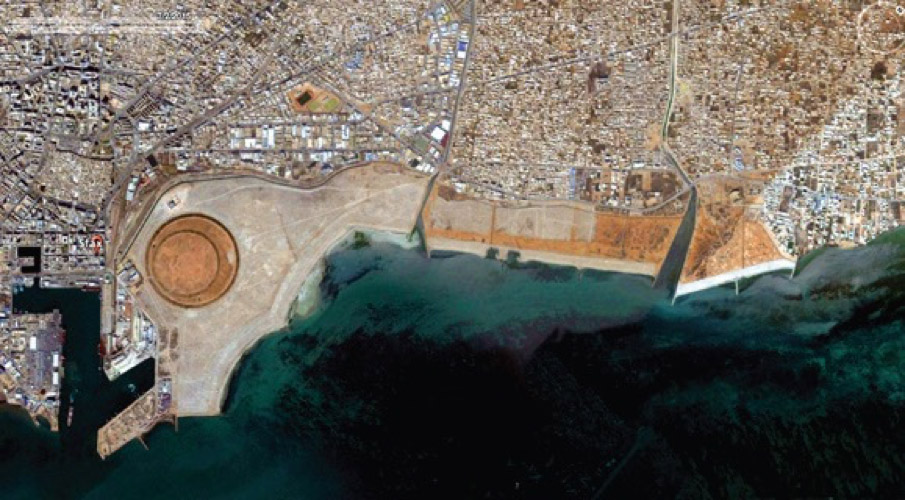 Intégration du site de Taparura dans la ville de Sfax <br/>©Groupement Artelia Ville et Transport pour l’Agence française de développement