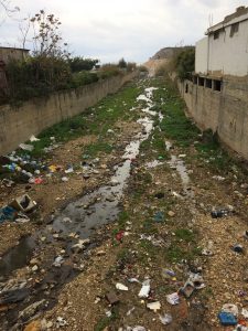 Polluted river in Saida © Pierre-Arnaud BARTHEL, French Development Agency (AFD)